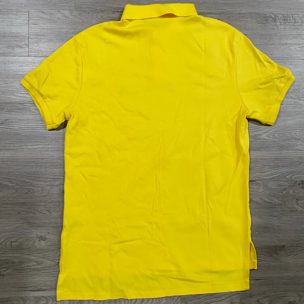 Polo by Ralph Lauren Men's Yellow Polo Shirt Custom Fit‎